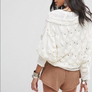 NWT Free People Desert Sands Chunky Knit Sweater
